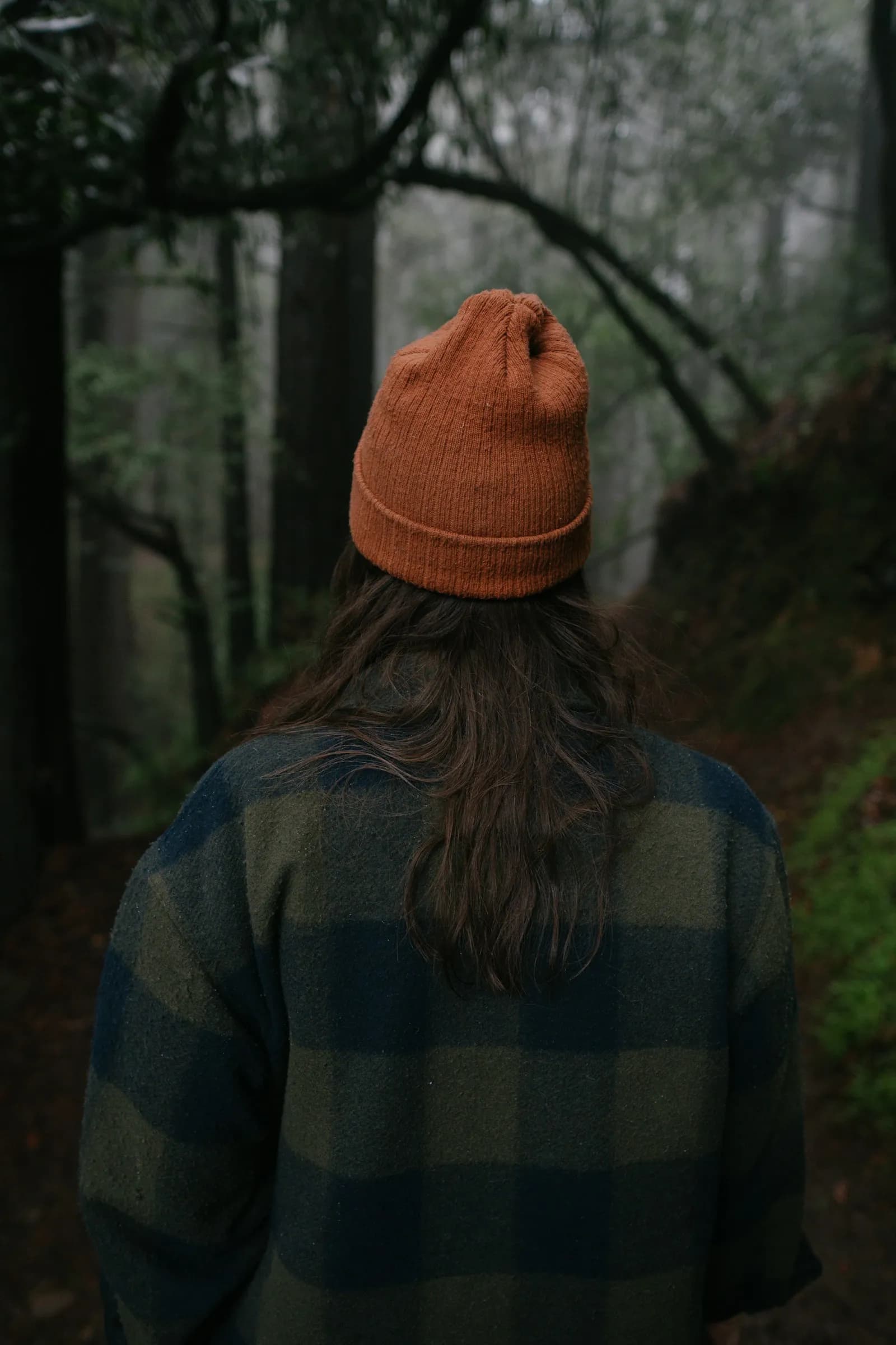 Yak Wool Beanie Rust image 2 of 2